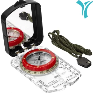 Sighting Compass Mirror Adjustable Declination